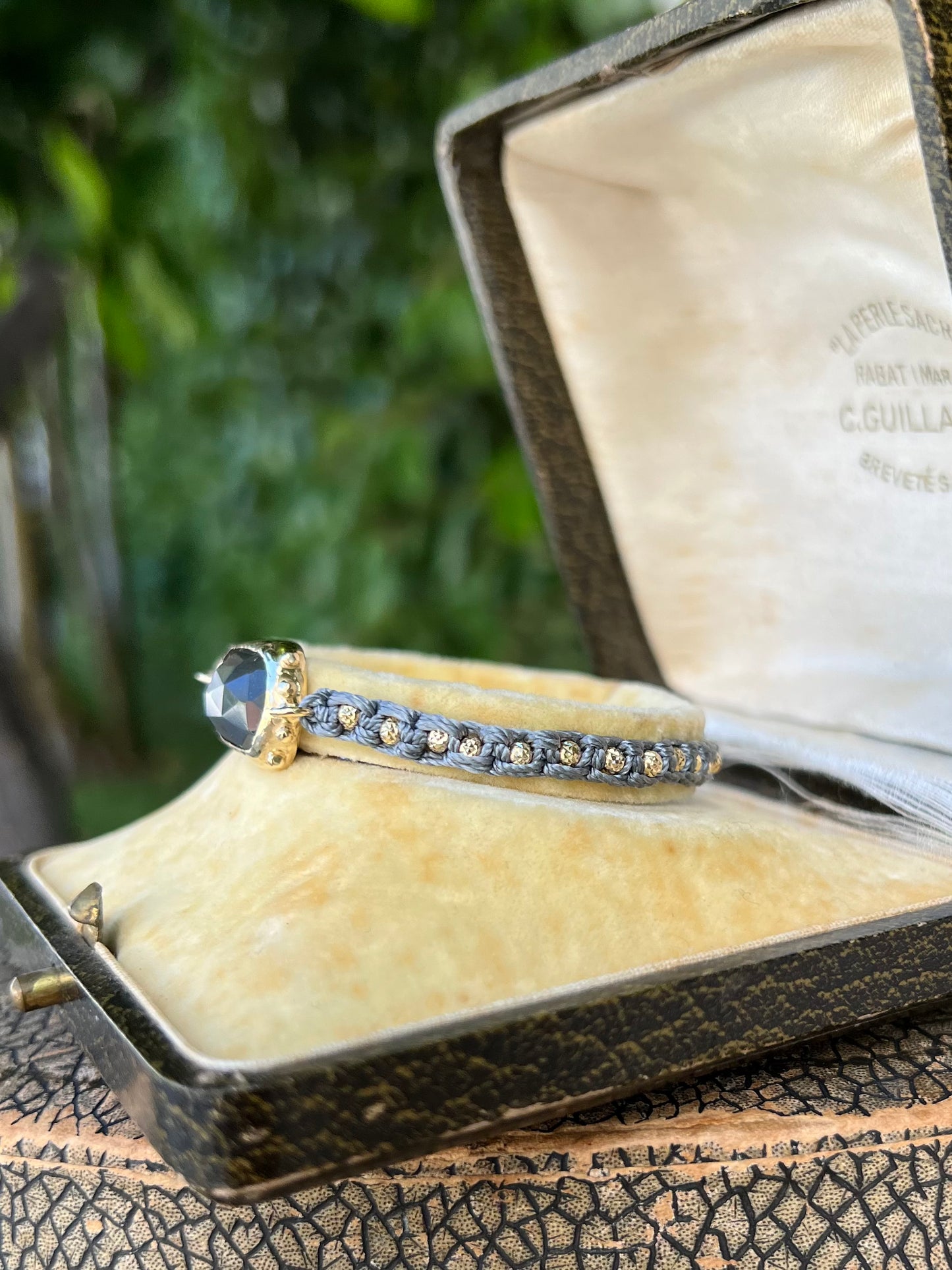 Labradorite Macrame Bracelet