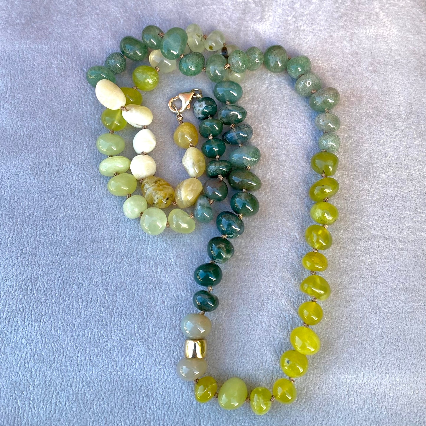 Agate Full Bead Necklace