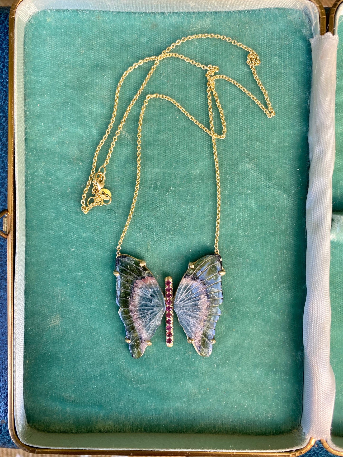 Butterfly Tourmaline Necklace