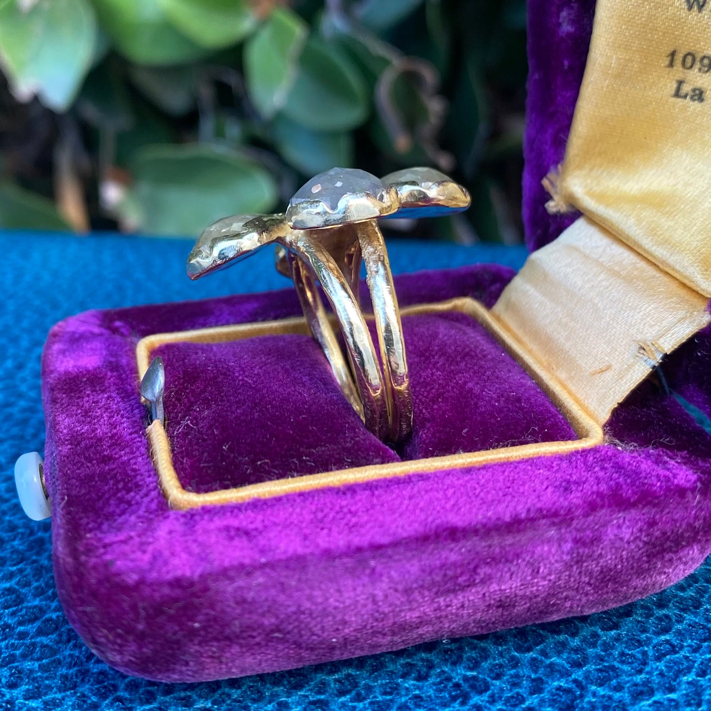 5 Stone Rose-Cut Diamond Ring