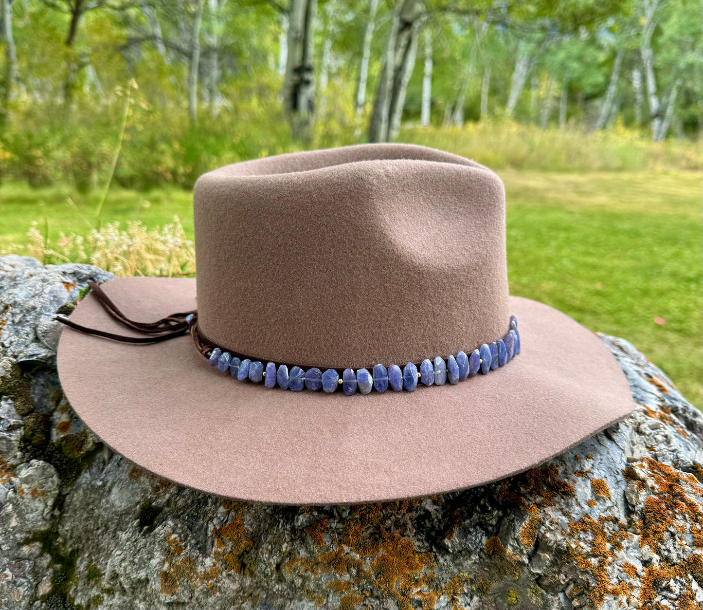 Tanzanite Hat Band Necklace