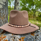 Peach Aventurine Hat Band & Necklace