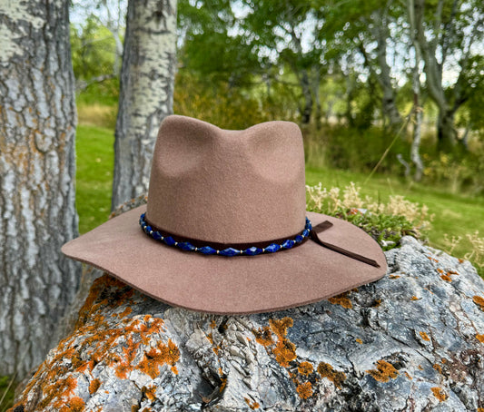 Lapis Hat Band Necklace