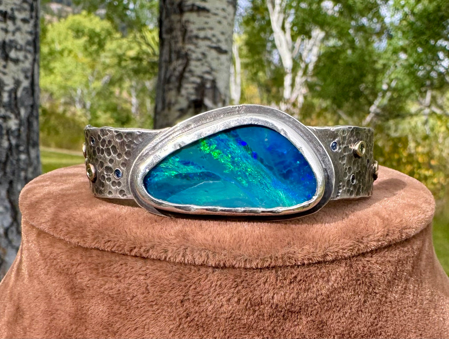 Opal Cuff Bracelet