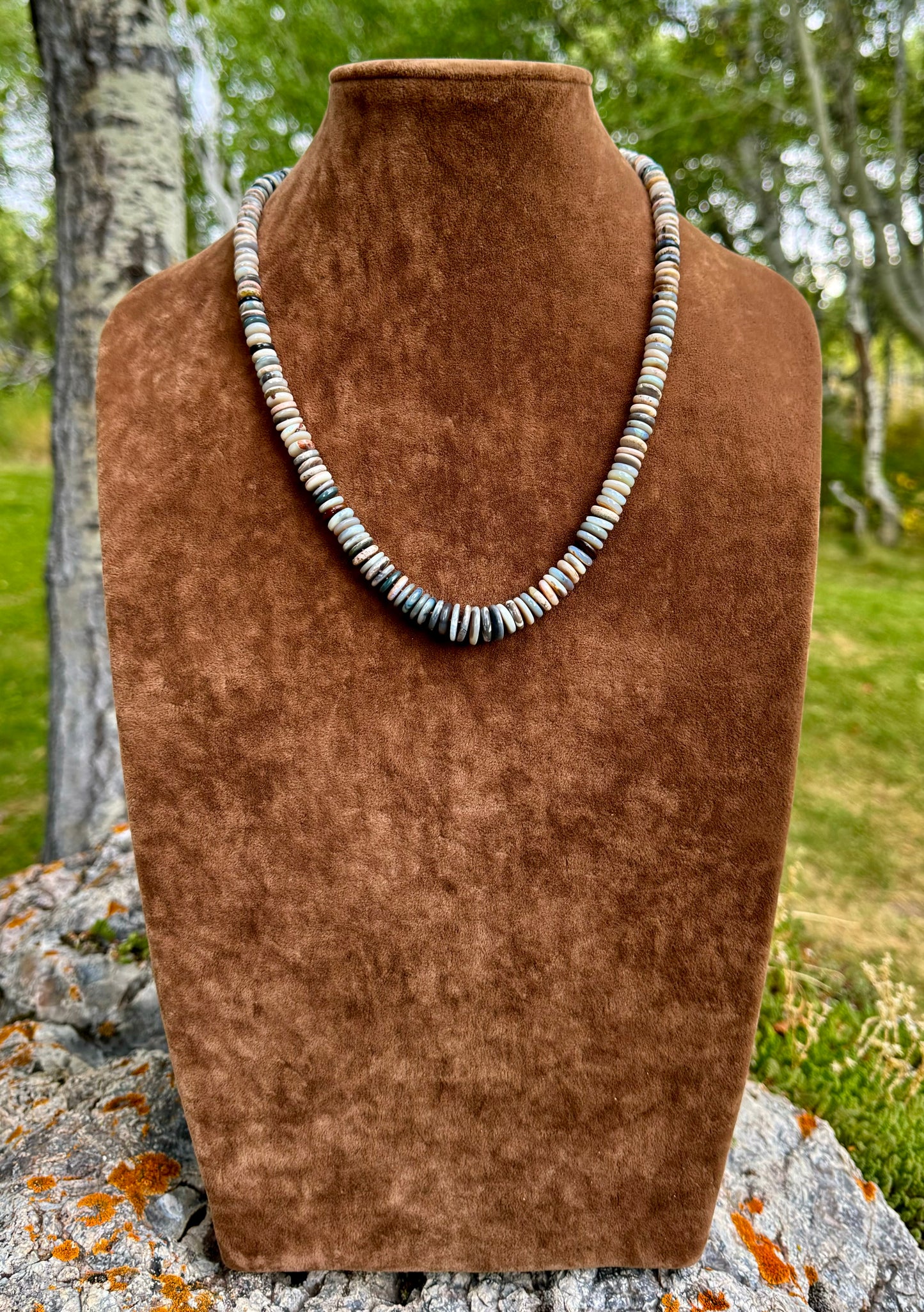 Opal Hat Band Necklace