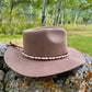 Peach Aventurine Hat Band & Necklace