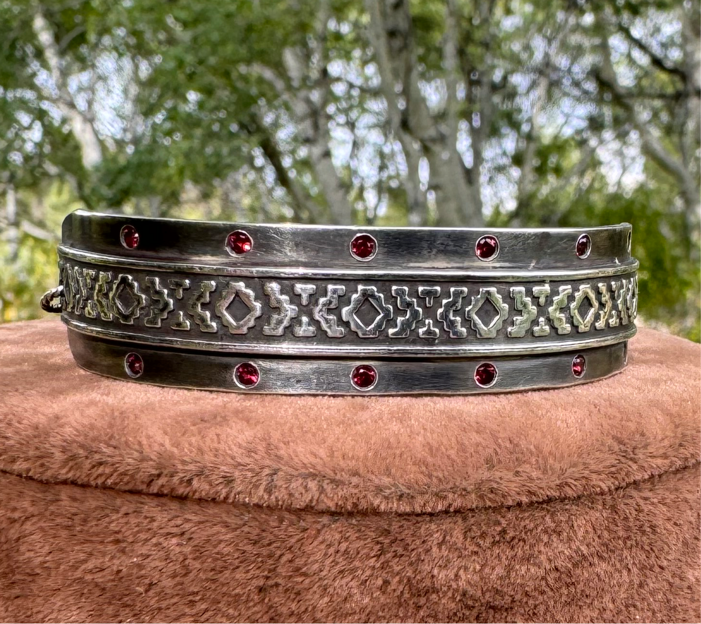 Red Sapphire Cuff