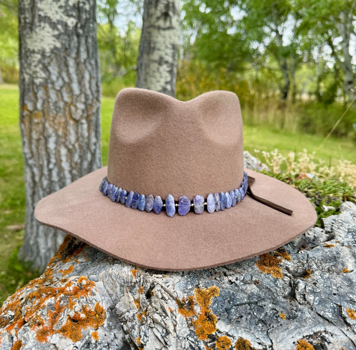 Tanzanite Hat Band Necklace