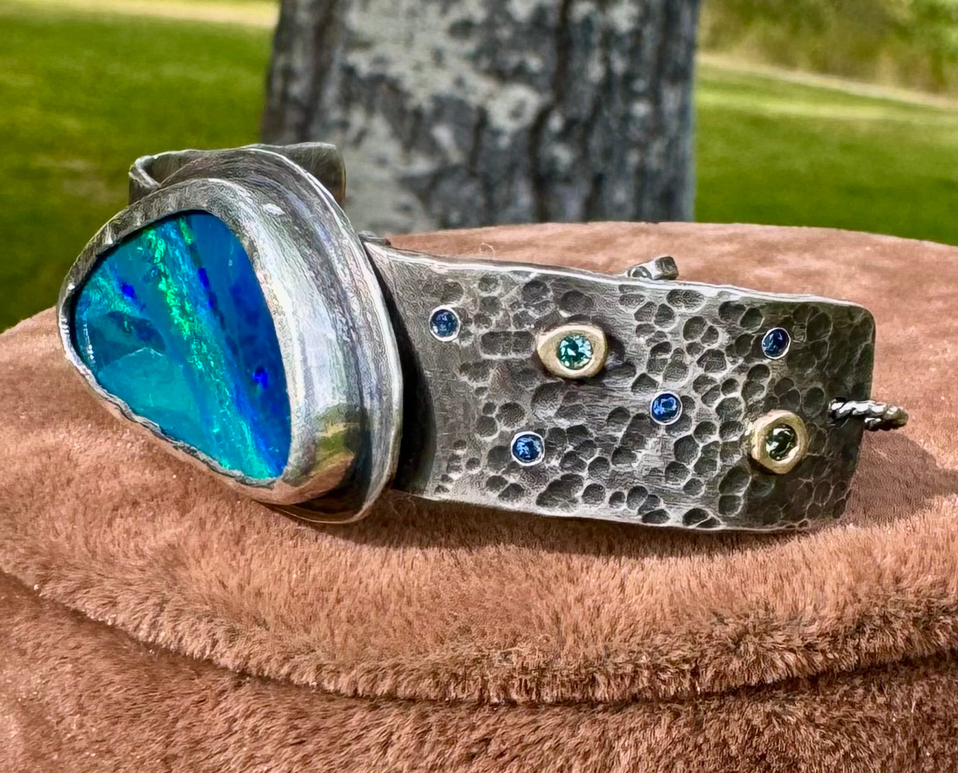 Opal Cuff Bracelet