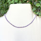 Charm Connector Purple Amethyst Necklace