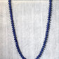 Blue Sapphire Rondelle Necklace