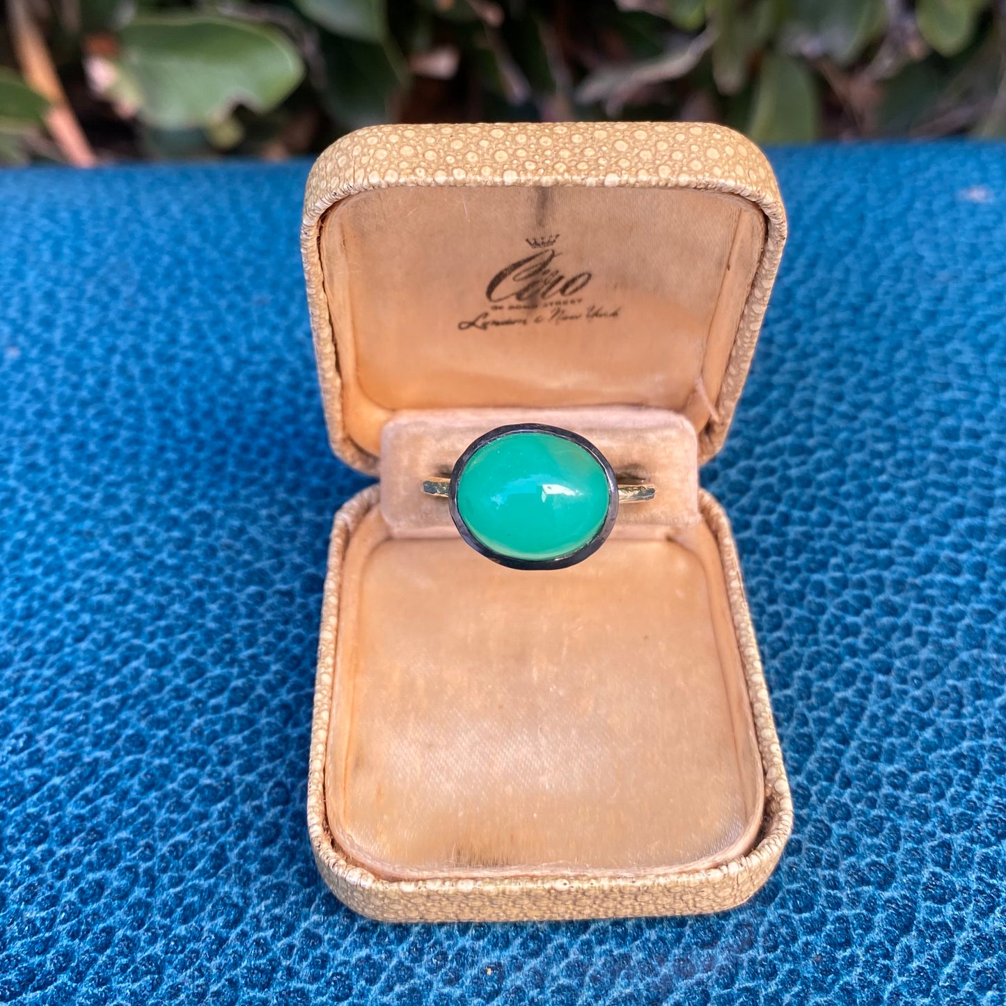 Chrysoprase Stacking Ring