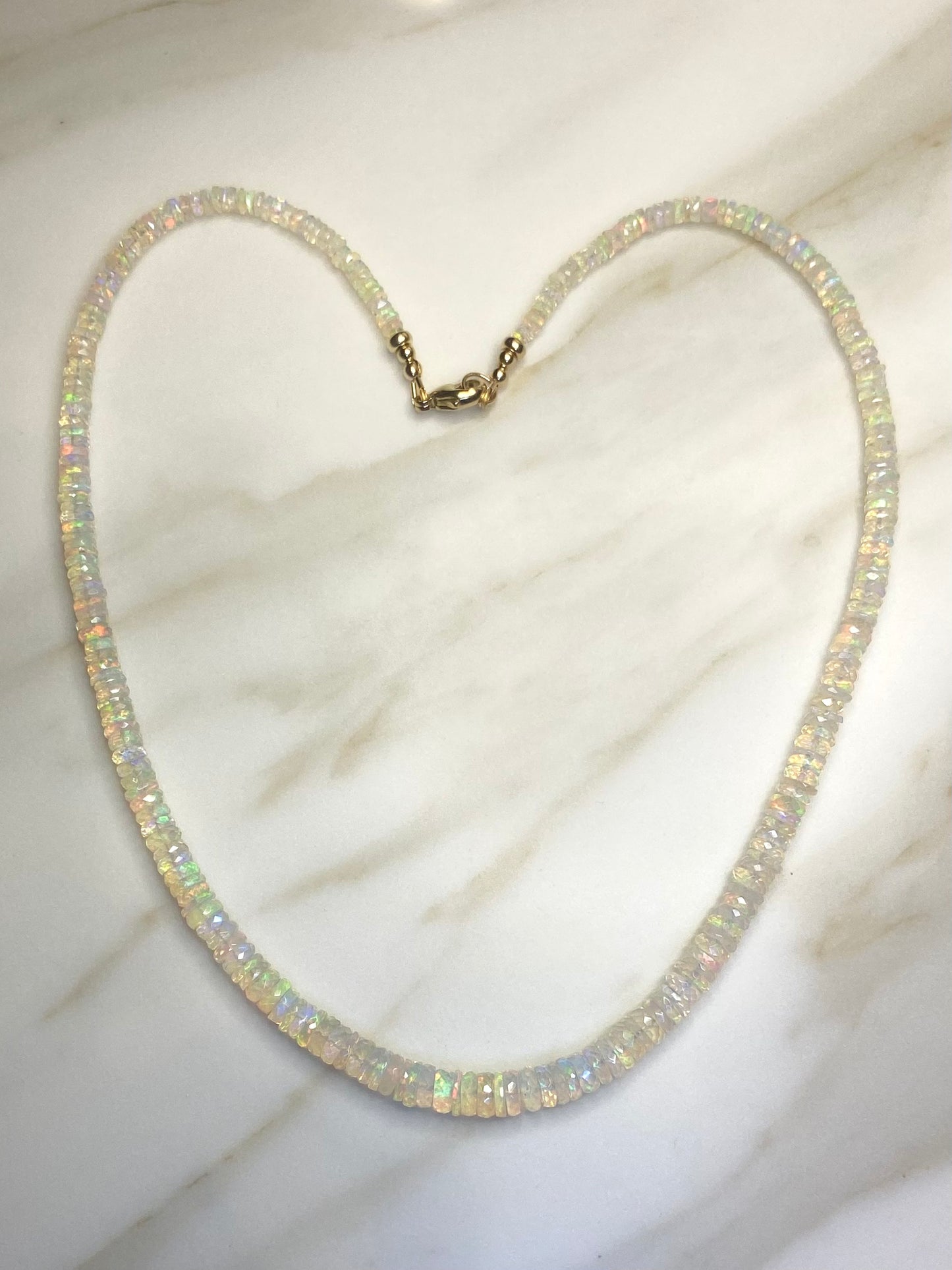 Opal Bead Necklace