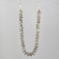 Labradorite Half Bead & 14k Chain Necklace (On sale)