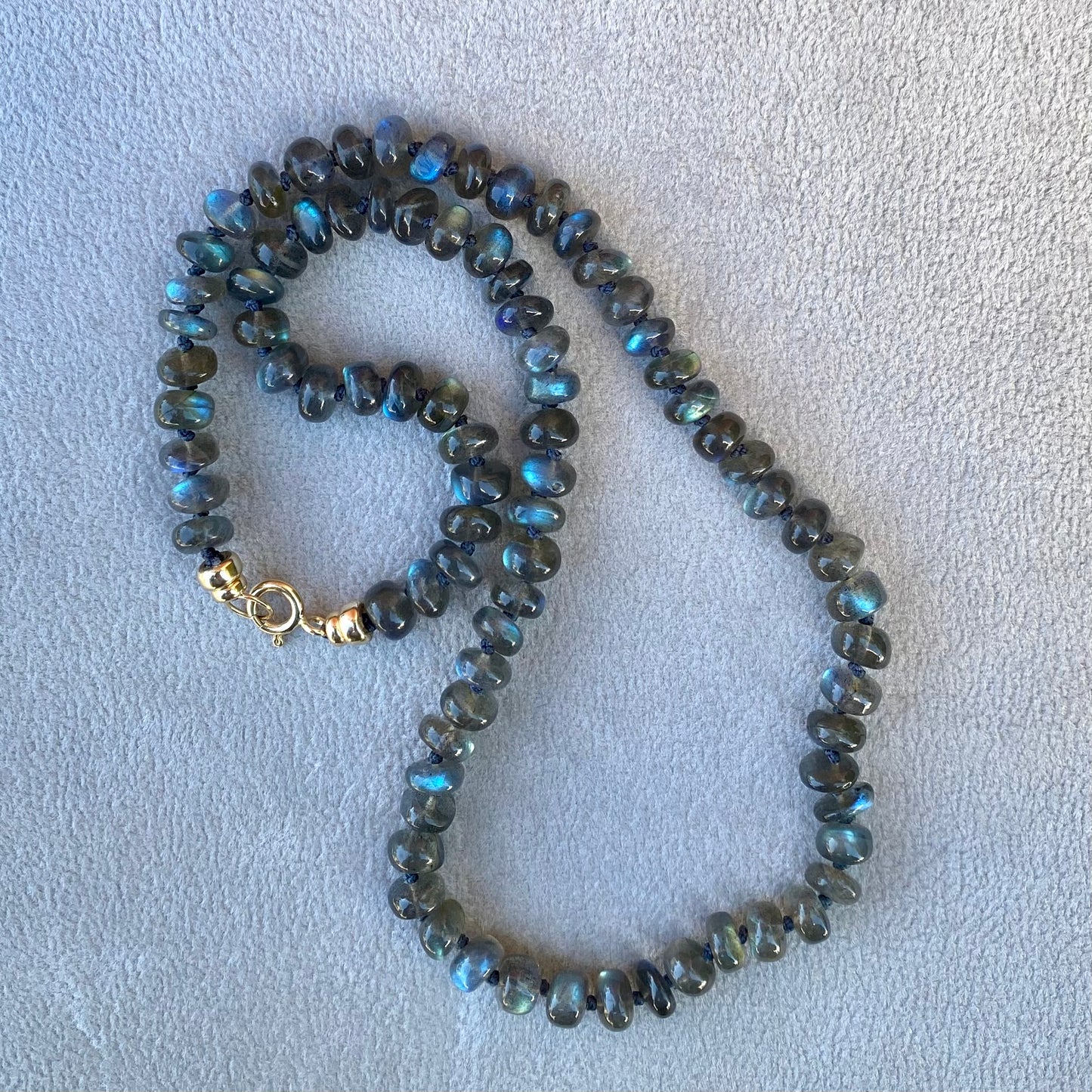 Labradorite Smooth Full Strand Necklace