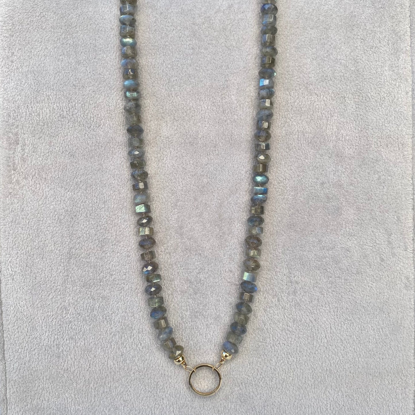 Faceted Labradorite Full Strand Necklace