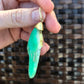 Free Form Chrysoprase Earrings