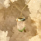 Bicolor Tourmaline Crystal Pendant