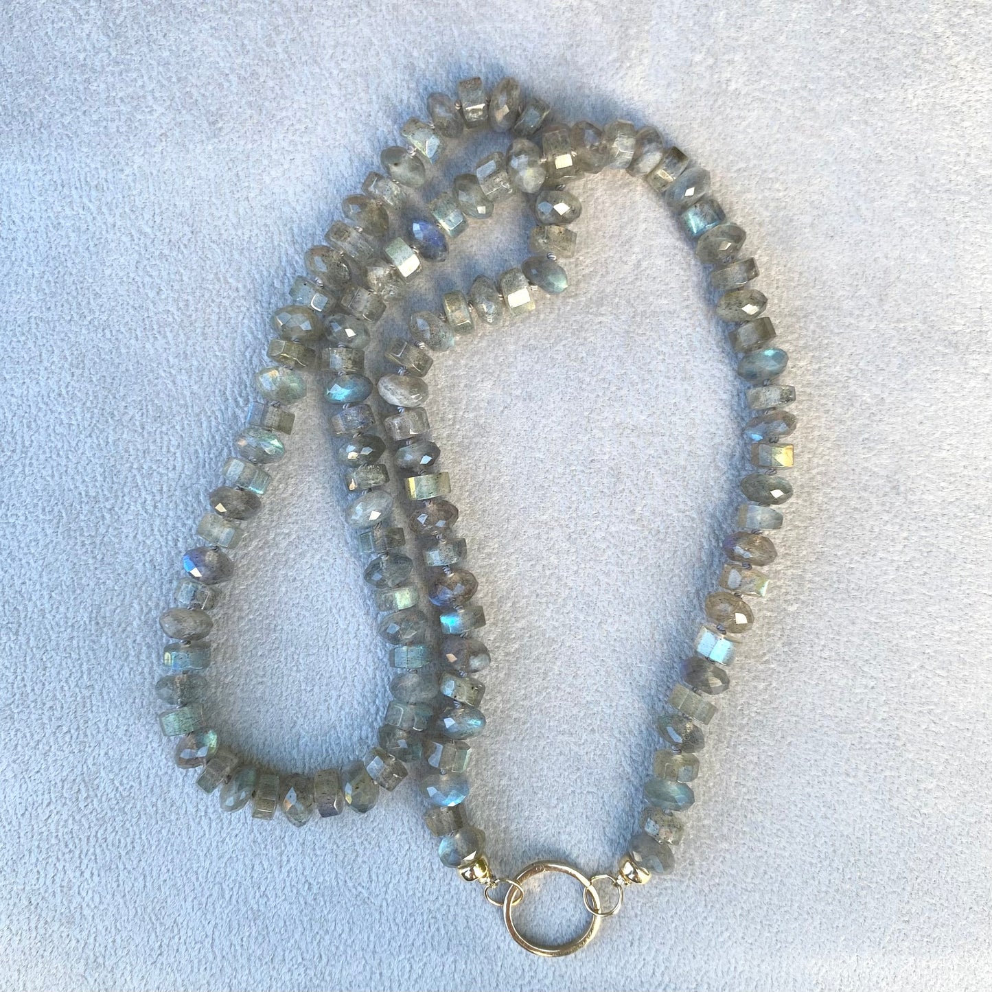 Faceted Labradorite Full Strand Necklace