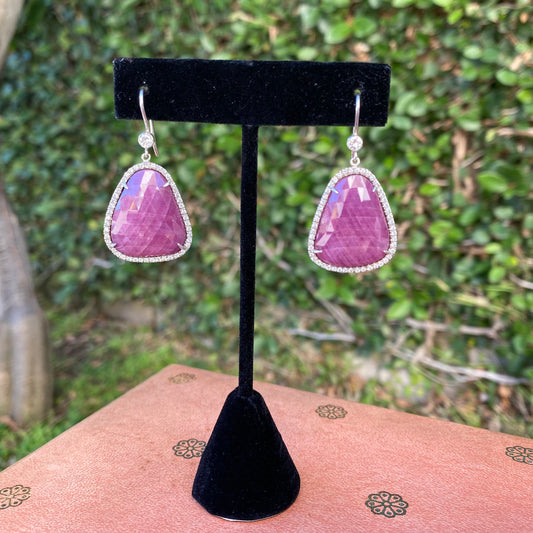 Ruby Slice Earrings