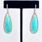 Amazonite & White Diamond Earrings