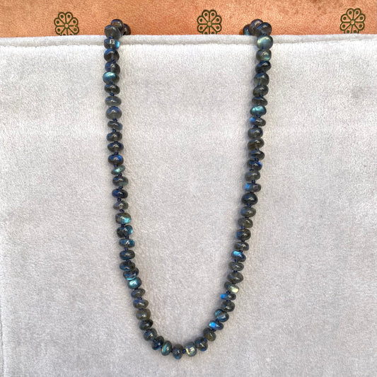 Labradorite Smooth Full Strand Necklace