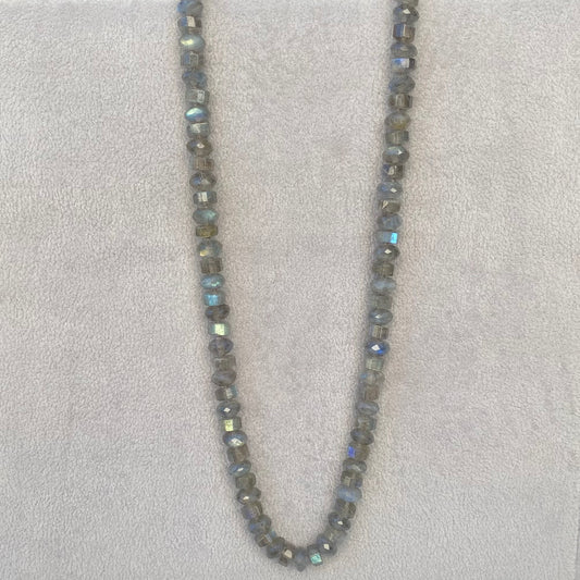 Faceted Labradorite Full Strand Necklace