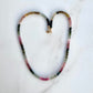 Tourmaline Crystal Pendant on Tourmaline Beaded Necklace