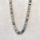 Opal Earth Tone Hand Knotted Disk Necklace