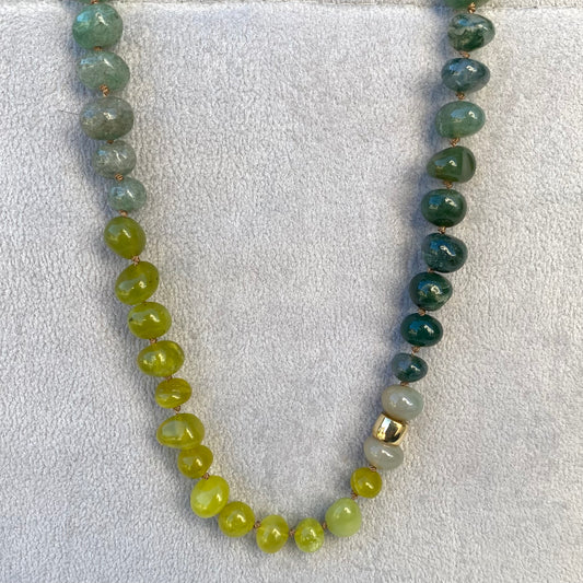 Agate Full Bead Necklace